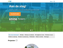 Tablet Screenshot of nudge.nl